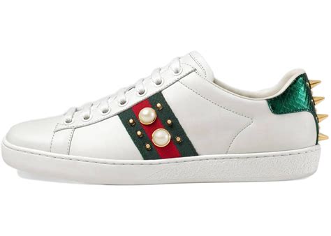 gucci ace pearl|Gucci pearl handbag.